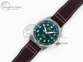 MIROTIME 0127 Pilot Mark XX IW328205 ZF 1:1 Best Edition Green Dial on Brown Leather Strap A UrbanStyle 7029